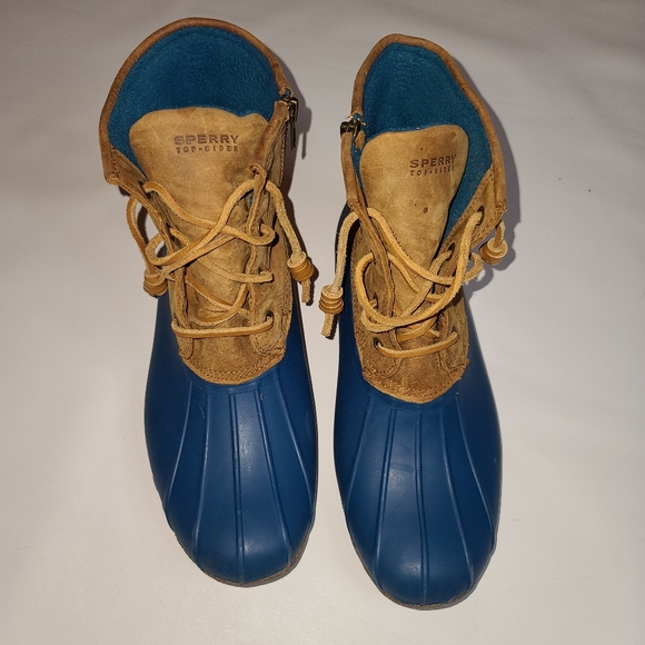 duck boots teal